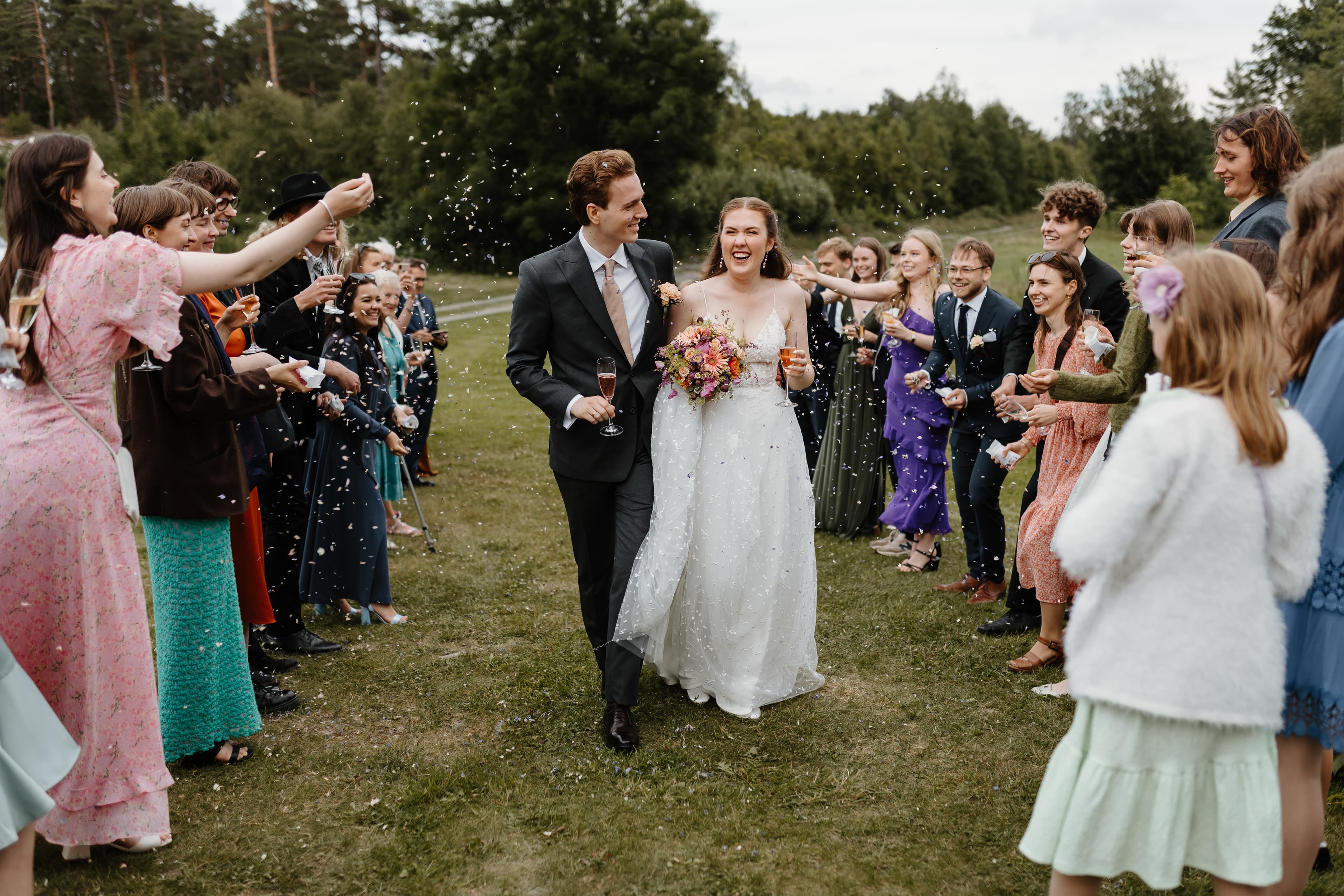 Bryllupsfotograf i Sandefjord – brud og brudgom